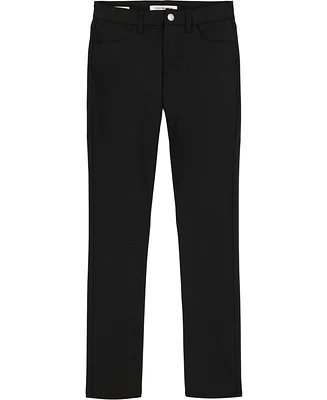 Calvin Klein Big Boys Slim Fit 5 Pocket Performance Flex Stretch Pant