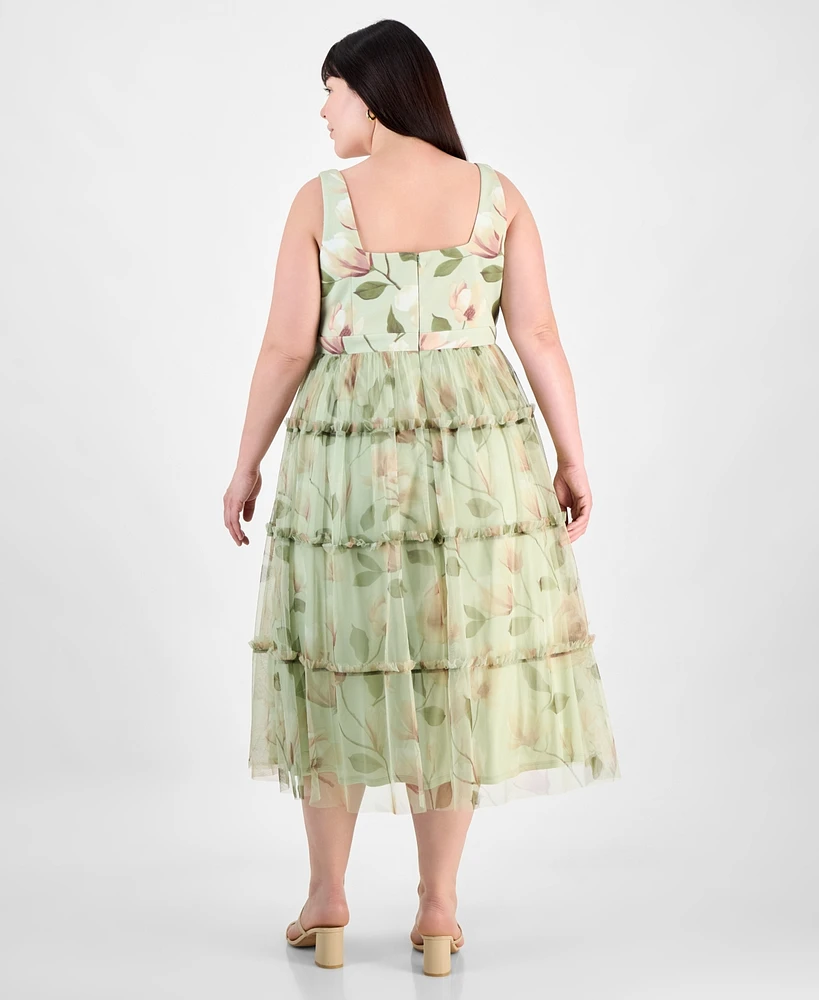 Adrianna Women's Tiered Midi Dress