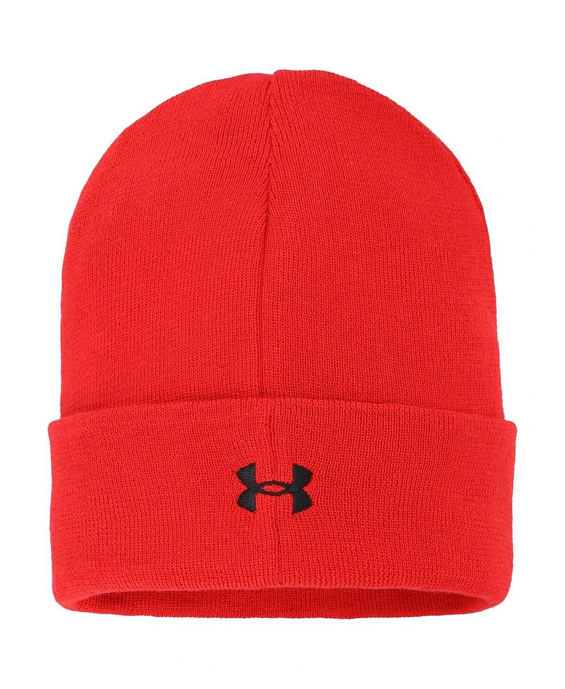 Under Armour Men's Red Notre Dame Fighting Irish Signal Caller Knit Beanie