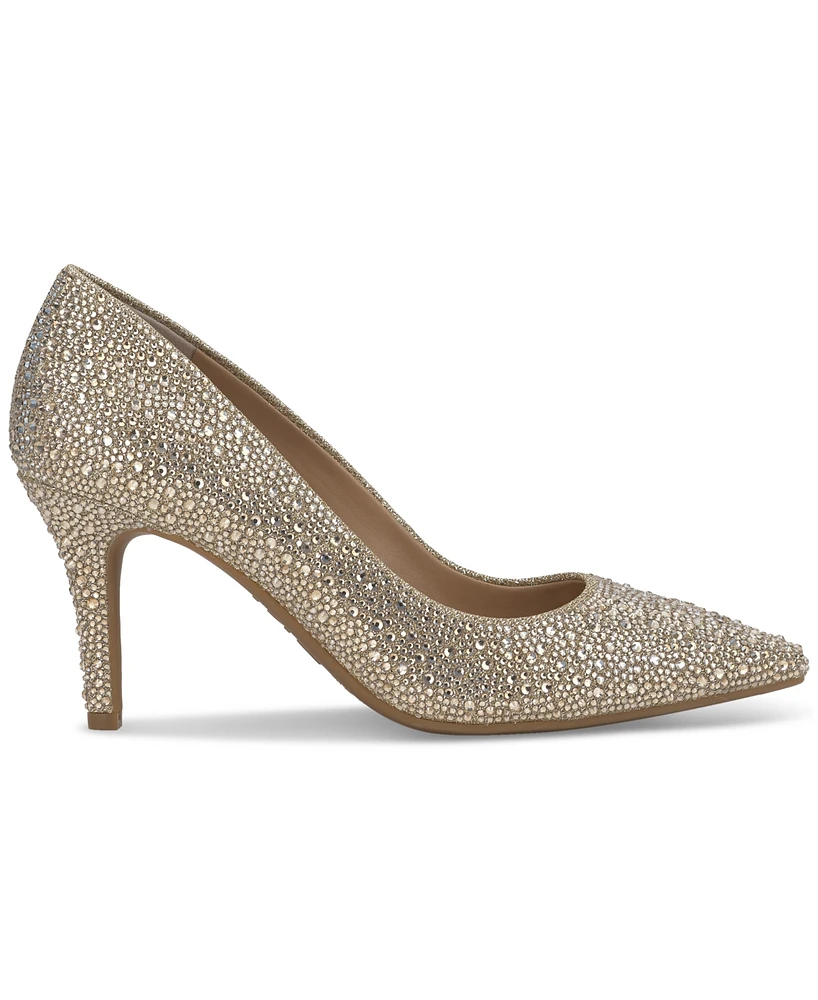 I.n.c. International Concepts Women's Zitah Embellished Pointed Toe Pumps, Created for Macy's