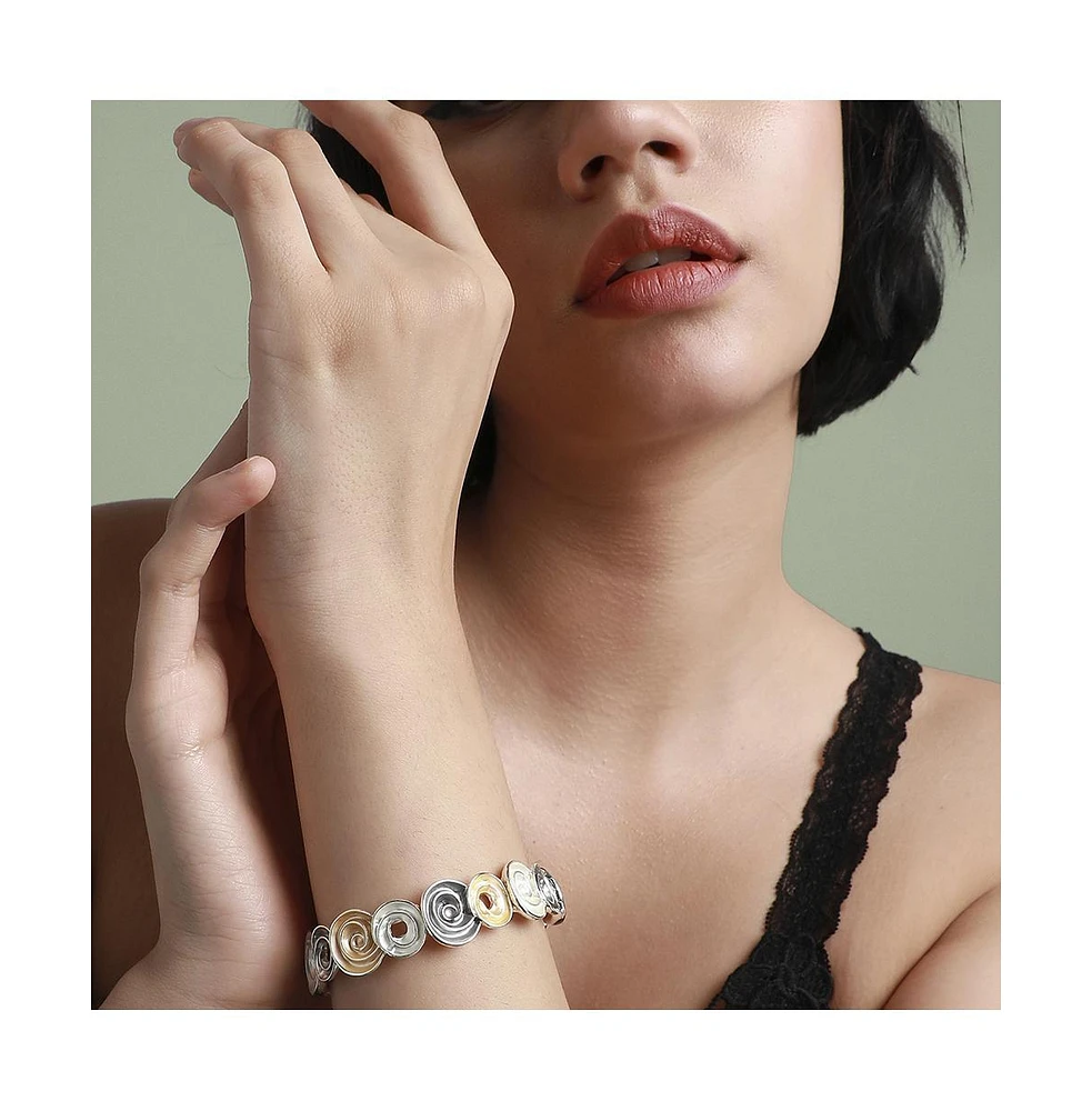 Textured Rose Bracelet