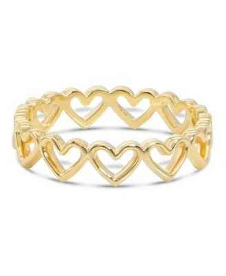 Devata Sweet Heart Ring In 14k Gold Size 8 Approx. 2.5 Grams.