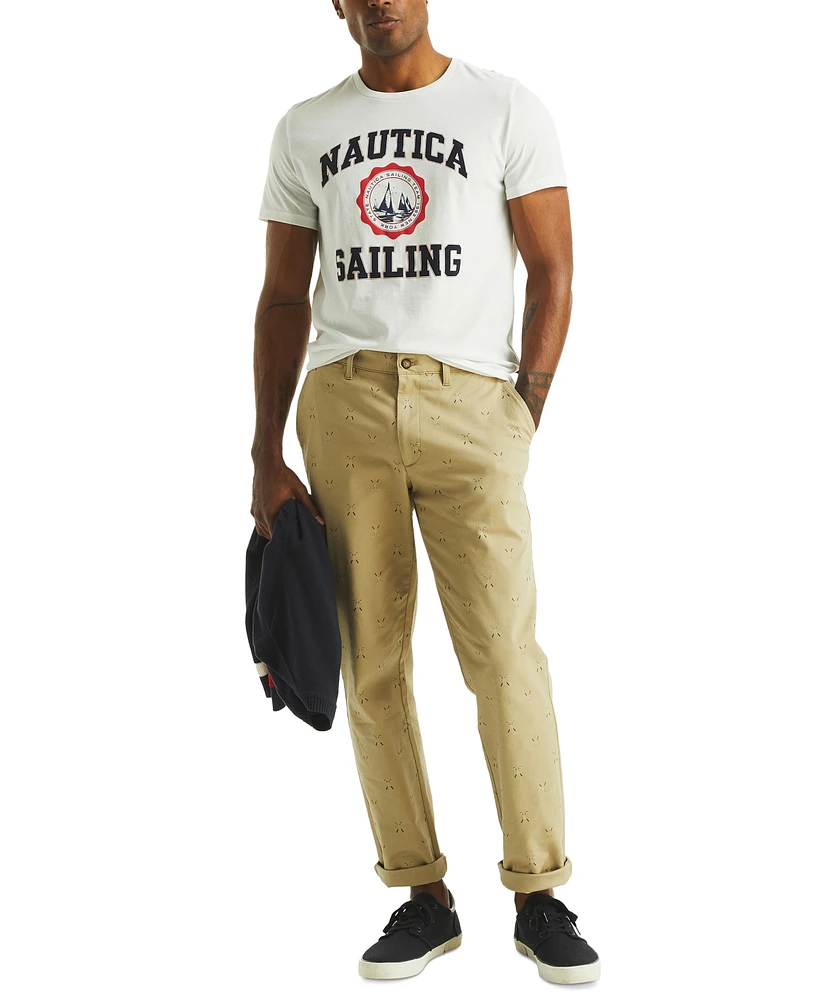 Nautica Men's Classic-Fit Sailing Logo Graphic T-Shirt