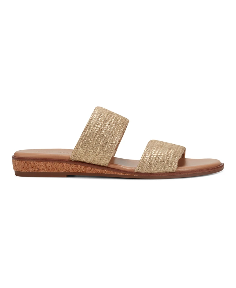 Easy Spirit Women's Loyal Woven Double Band Slip-On Sandals