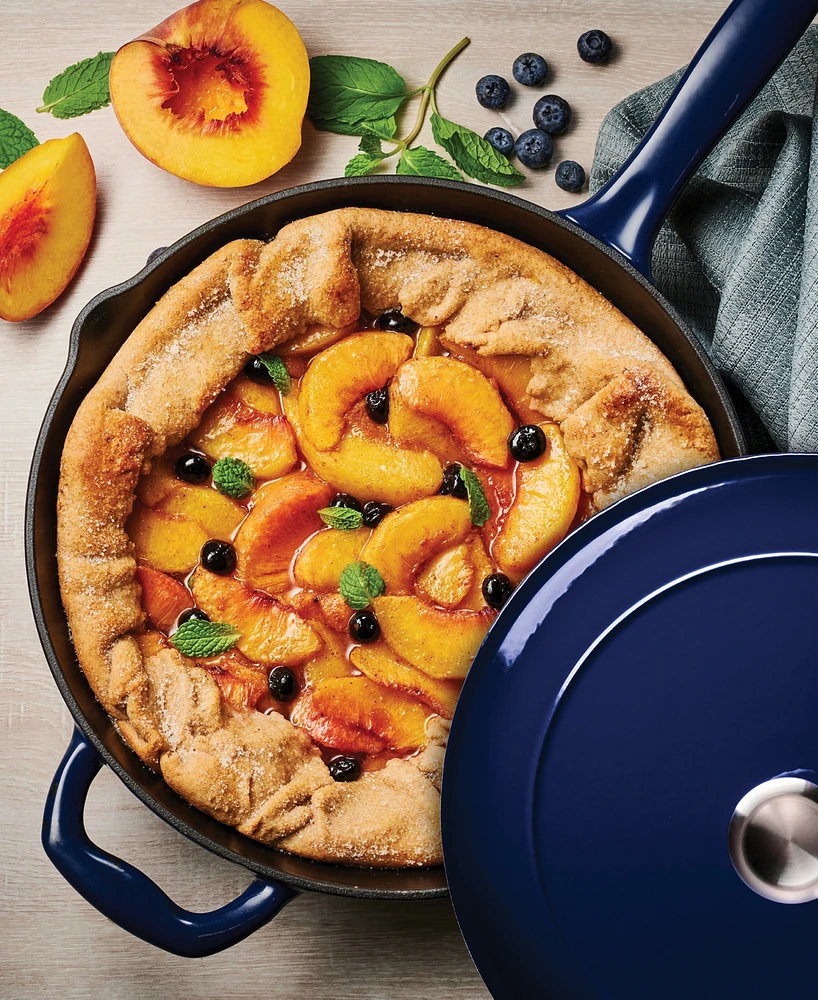 Tramontina Enameled Cast Iron 10" Skillet with Lid