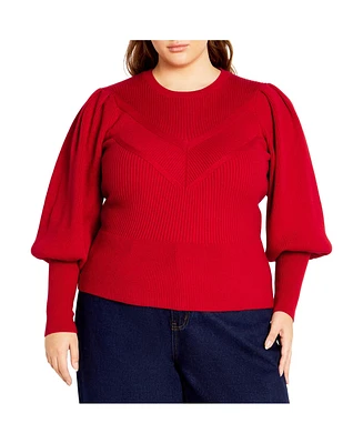 Plus Jojo Rib Sweater