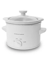 Elite Cuisine 1.5 Quart Mini Stainless Steel Slow Cooker