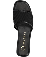 Journee Collection Women's Breckley Mesh Slide Flat Sandals