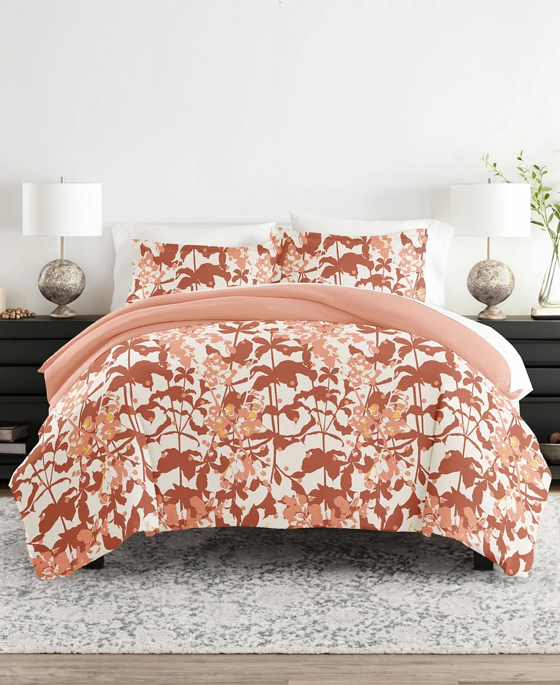 ienjoy Home Utra Soft Reversible 3-Pc. Duvet Cover Set