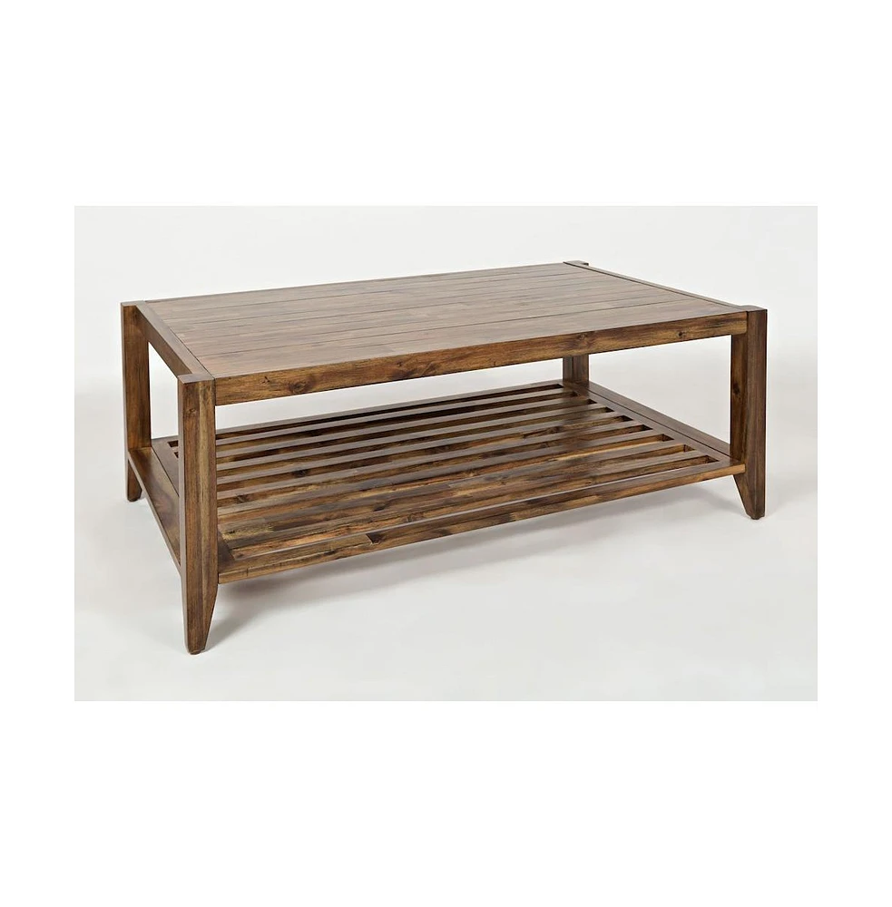 Jofran, 45" Modern Essential Solid Wood Coffee Table, Beacon Street