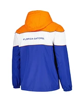 G-iii Sports by Carl Banks Men's Royal Florida Gators Center Line Half-Zip Raglan Hoodie Jacket