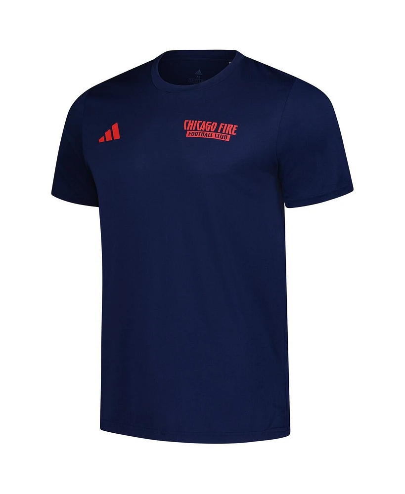 Adidas Men's Navy Chicago Fire Local Wrap T-Shirt
