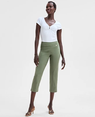 I.n.c. International Concepts Women's Cropped Pull-On Pants, Exclusively at Macy's