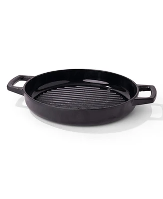 Alva Nori 11" Enameled Cast Iron Round Griddle Pan - Pfas/Pfoa/Ptfe Free