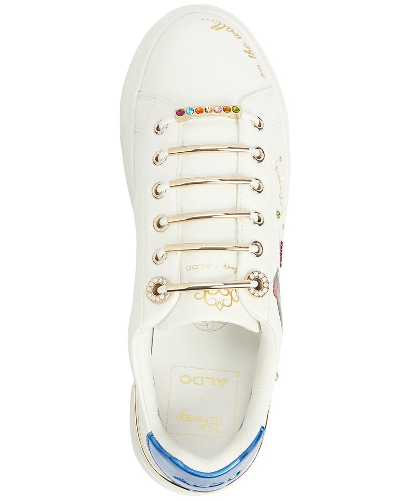 Aldo x Disney Women's Snowwhitekicks Lace-Up Low-Top Sneakers