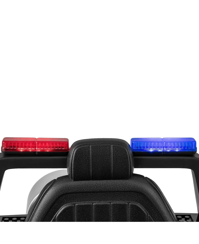 12V Kids Ride on Police Car with Remote and Siren Flashing Lights
