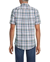 Lands' End Big & Tall Short Sleeve No Iron Twill Shirt