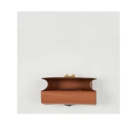 Susu Little Brown Bag Leather Small Crossbody Purse Cute Women's Handbag with Top Handle and Adjustable Strap