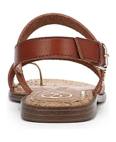 Sam and Libby Women's Perris Toe Loop Strappy Flat Sandals