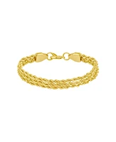 And Now This Triple Twisted Rope Chain Bracelet