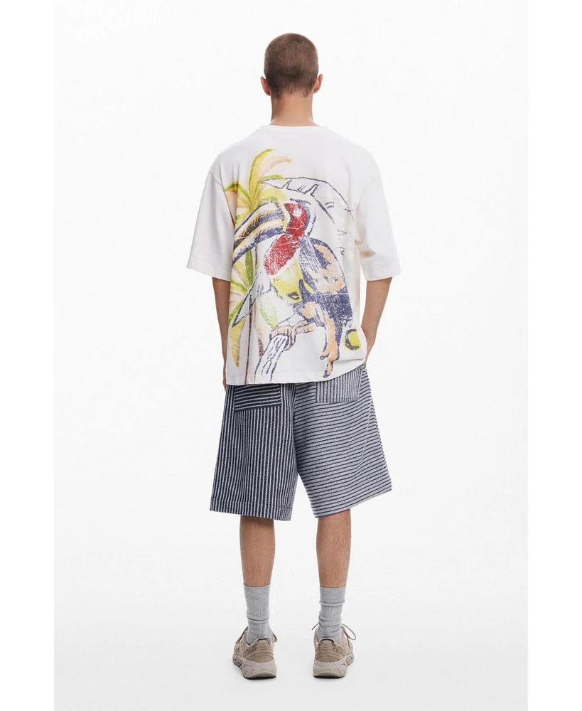 Desigual Men's Parrot T-shirt