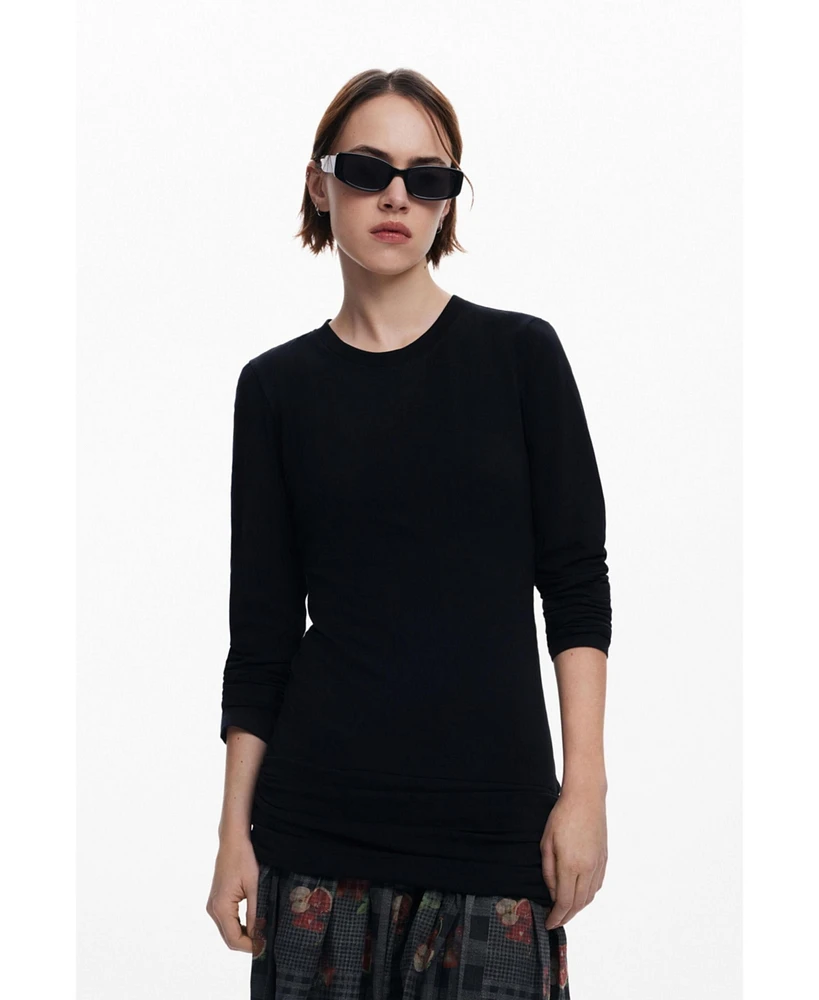 Desigual Women's Two-piece effect dress