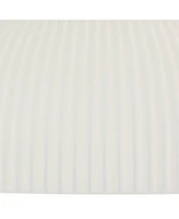 Novia 14" Modern Semi Flush-Mount Small Ceiling Light Fixture Kitchen Foyer Hallway Brass Finish White Glass Metal Bedroom Bathroom Entryway Livi