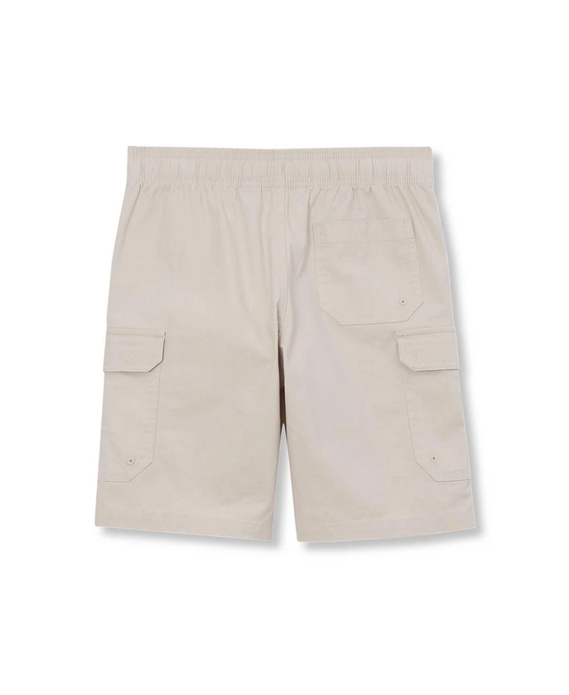 Lands' End Boys Stretch Canvas Utility Cargo Shorts