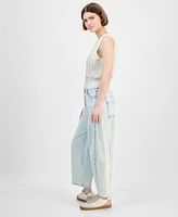 And Now This Women's High-Rise Barrel-Leg Jeans, Exclusively at Macy's