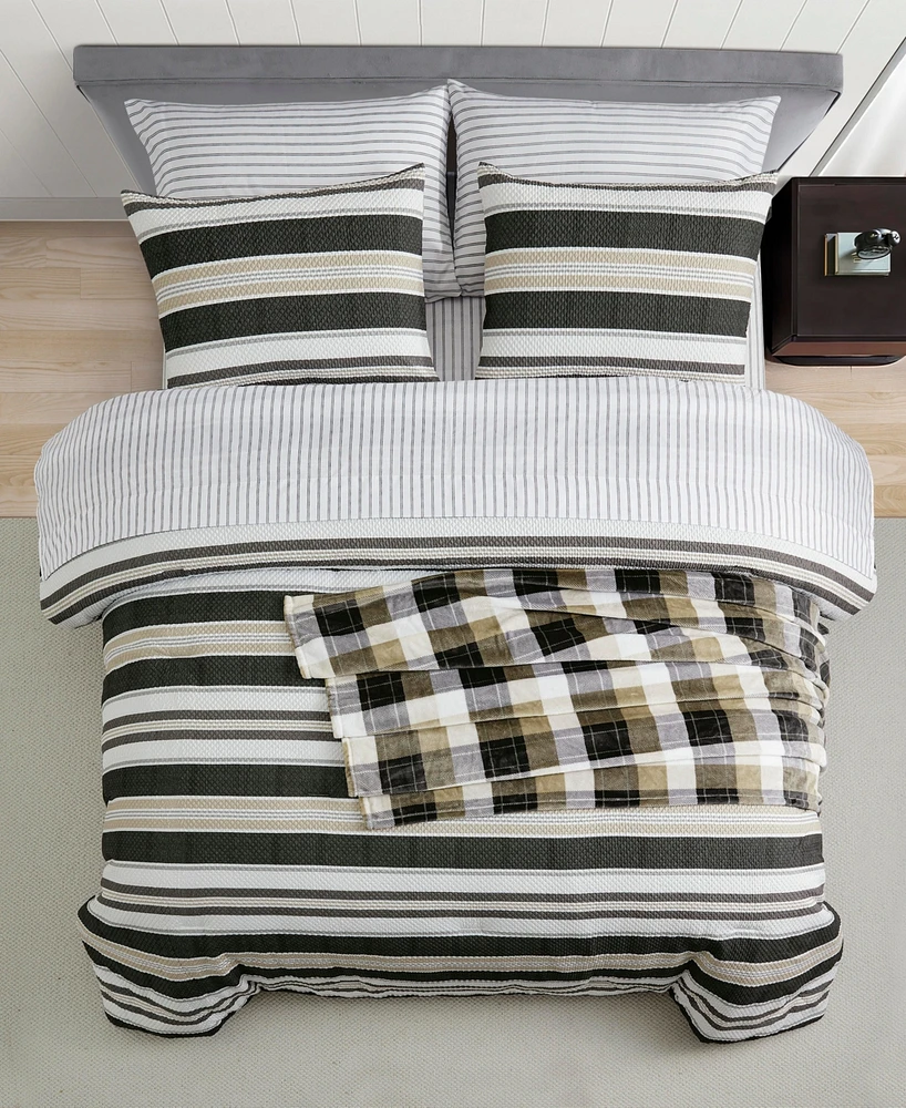 Nautica Prospect Harbor Embossed 8-Pc. Comforter Set, King