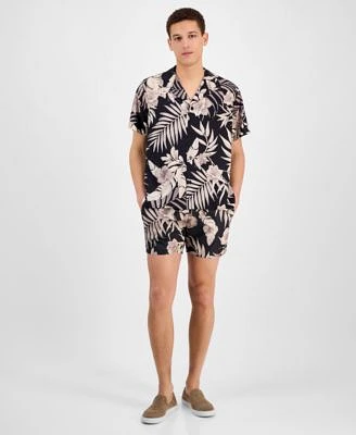 Hugo Boss Mens Beach Shirt Piranha Swim Trunks