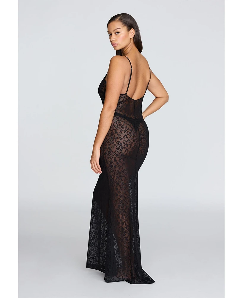 Cuup Women's The Long Slip Dress - Botanical Lace