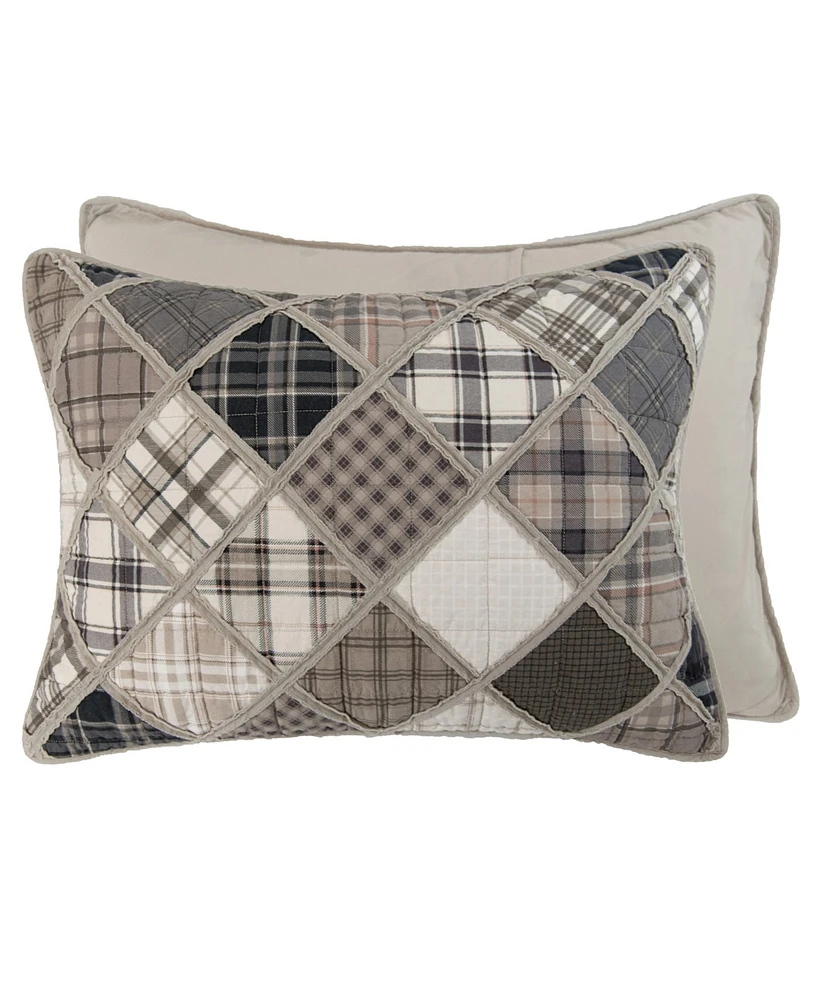 Donna Sharp Driftwood 3-Pc. Cotton Pieced Heavyweight Quilt Set