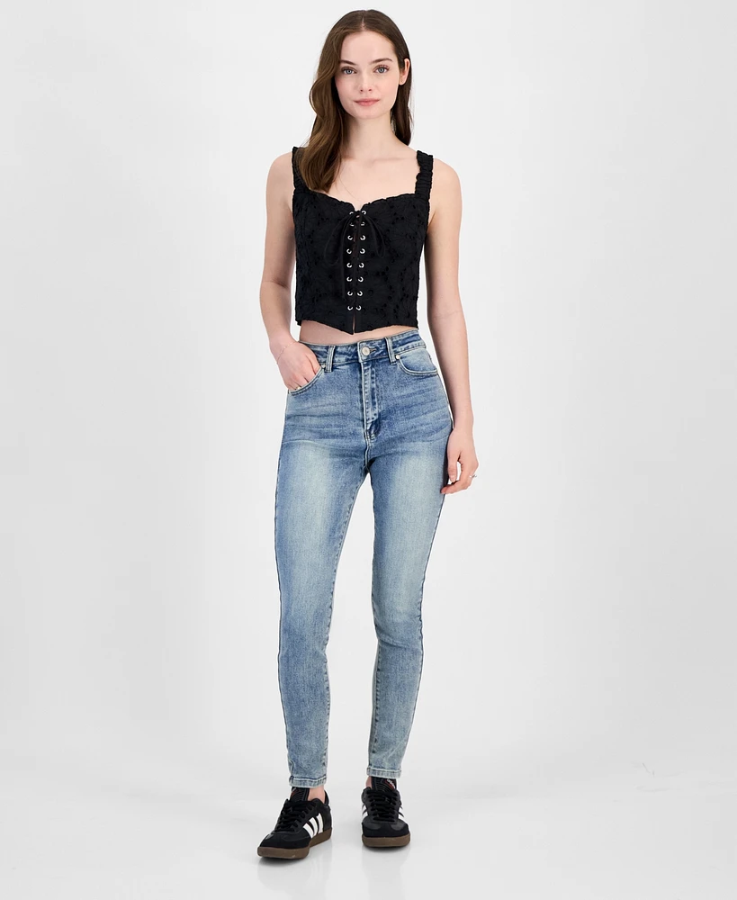 Gogo Jeans Juniors' Stretch Curvy Skinny