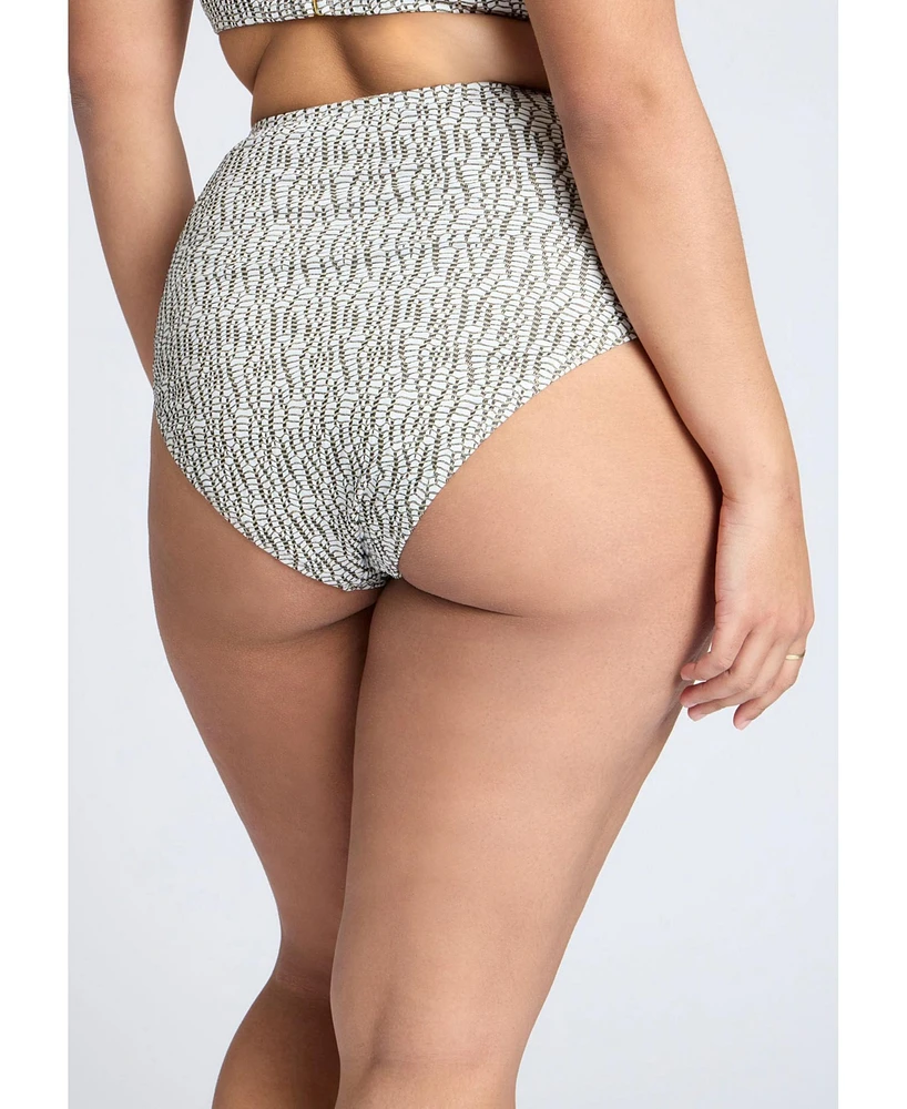 Eloquii Women's High Waisted Bikini Bottom