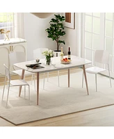 Modern Dining Chair Set of 2 Sleek and Durable Seating for Dining Room or Kitchen