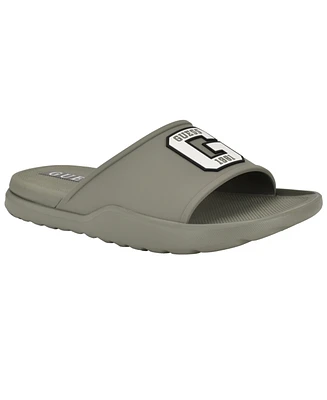Guess Men's Metzer Branded Slip On Fashion Slides