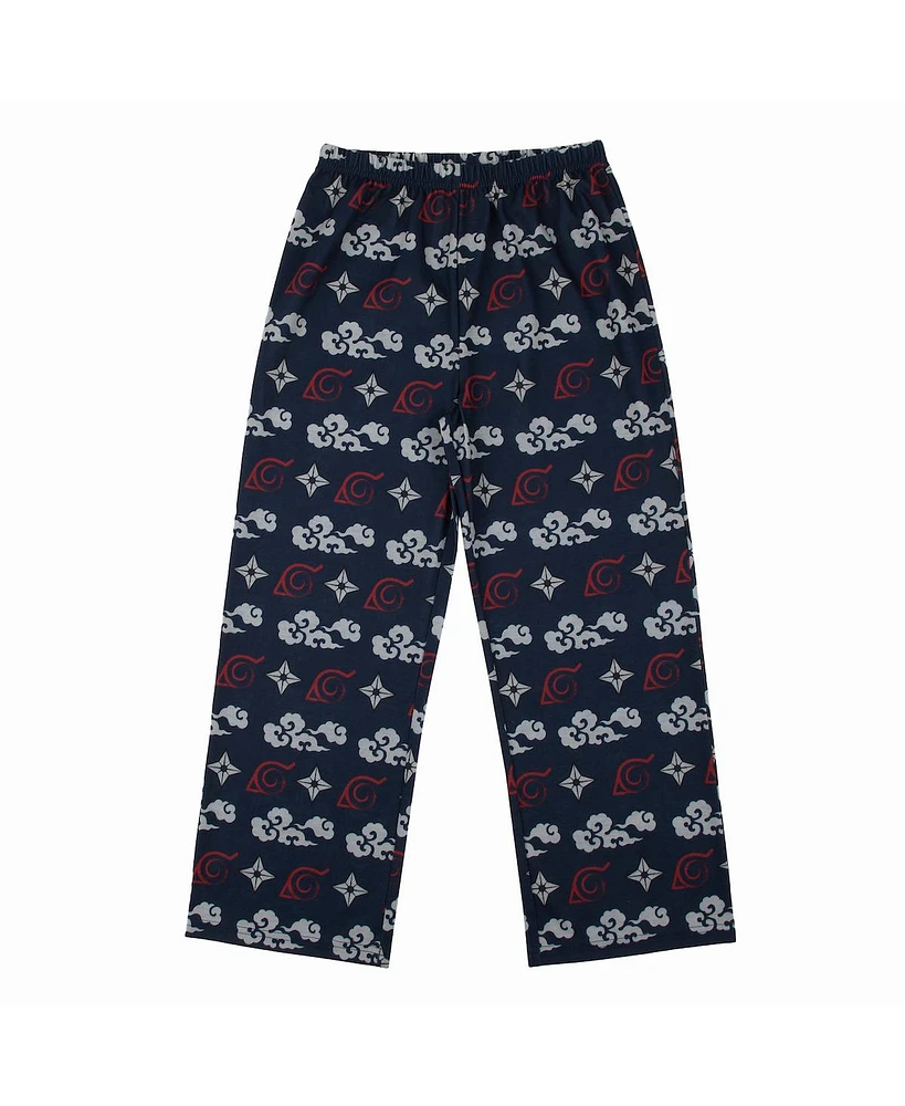Naruto Boys Youth 3-Piece Sleep Set with Tee Shirt, Shorts, and Pants