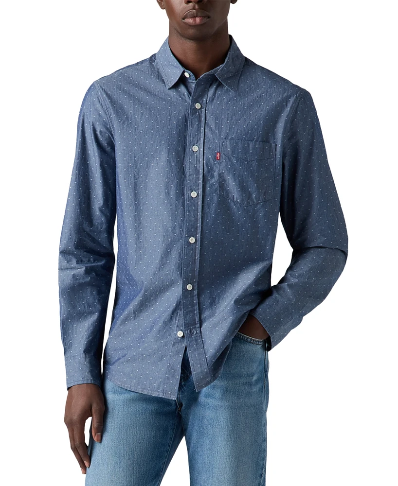 Levi's Men's Classic 1 Pocket Regular-Fit Long Sleeve Shirt