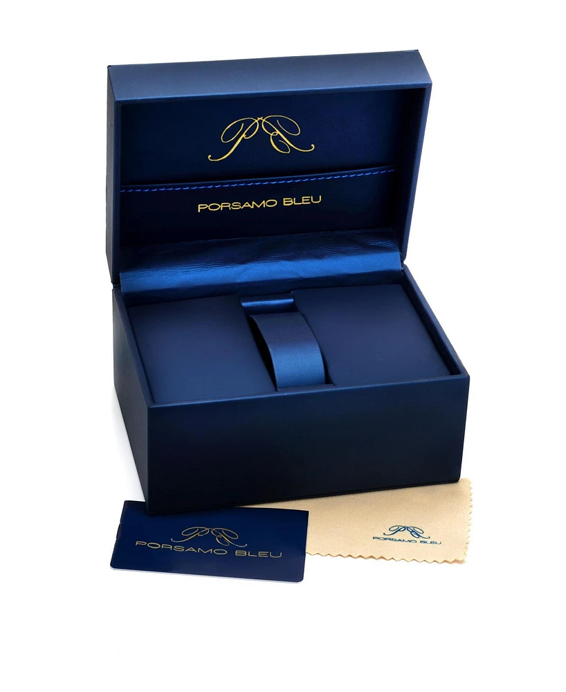 Porsamo Bleu Women's Karolina Genuine Leather Band Watch 1083AKAL