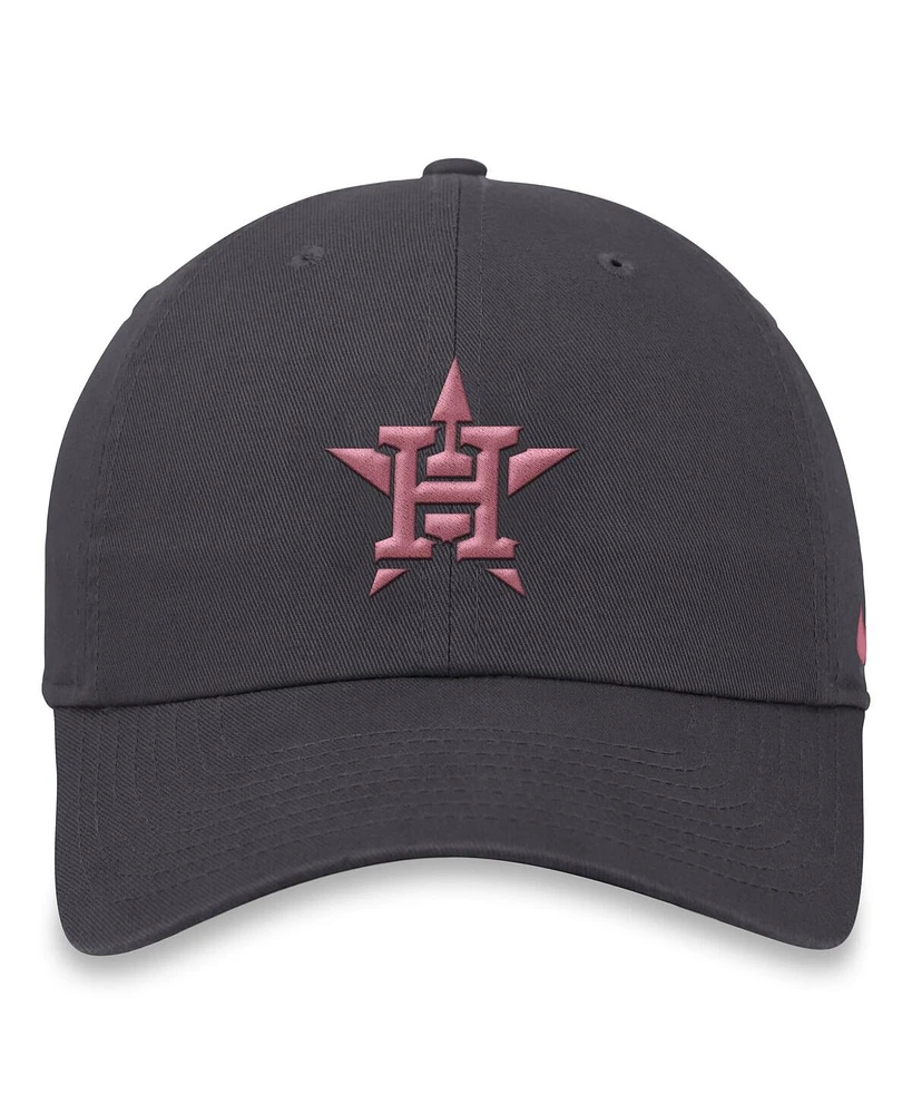 Nike Men's Anthracite Houston Astros Club Adjustable Hat