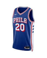 Nike Men's Jared McCain Royal Philadelphia 76ers Swingman Jersey Icon Edition