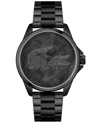 Lacoste Men's Le Croc Ionic Plated Black Steel Bracelet Watch, 43mm
