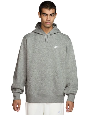 Nike Club Men's Pullover Fleece Logo Hoodie