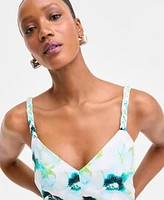 I.n.c. International Concepts Women's Printed Braided-Strap Midi Dress, Exclusively at Macy's