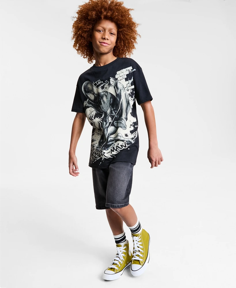 Spider-Man Little & Big Boys Jumbo Graphic Short-Sleeve T-Shirt