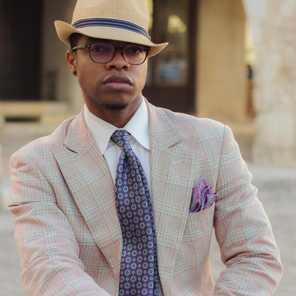 Elizabetta Big & Tall Ercole - Silk Jacquard Tie for Men
