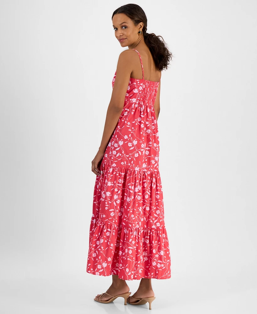 I.n.c. International Concepts Petite Sleeveless Tiered Maxi Dress, Exclusively at Macy's