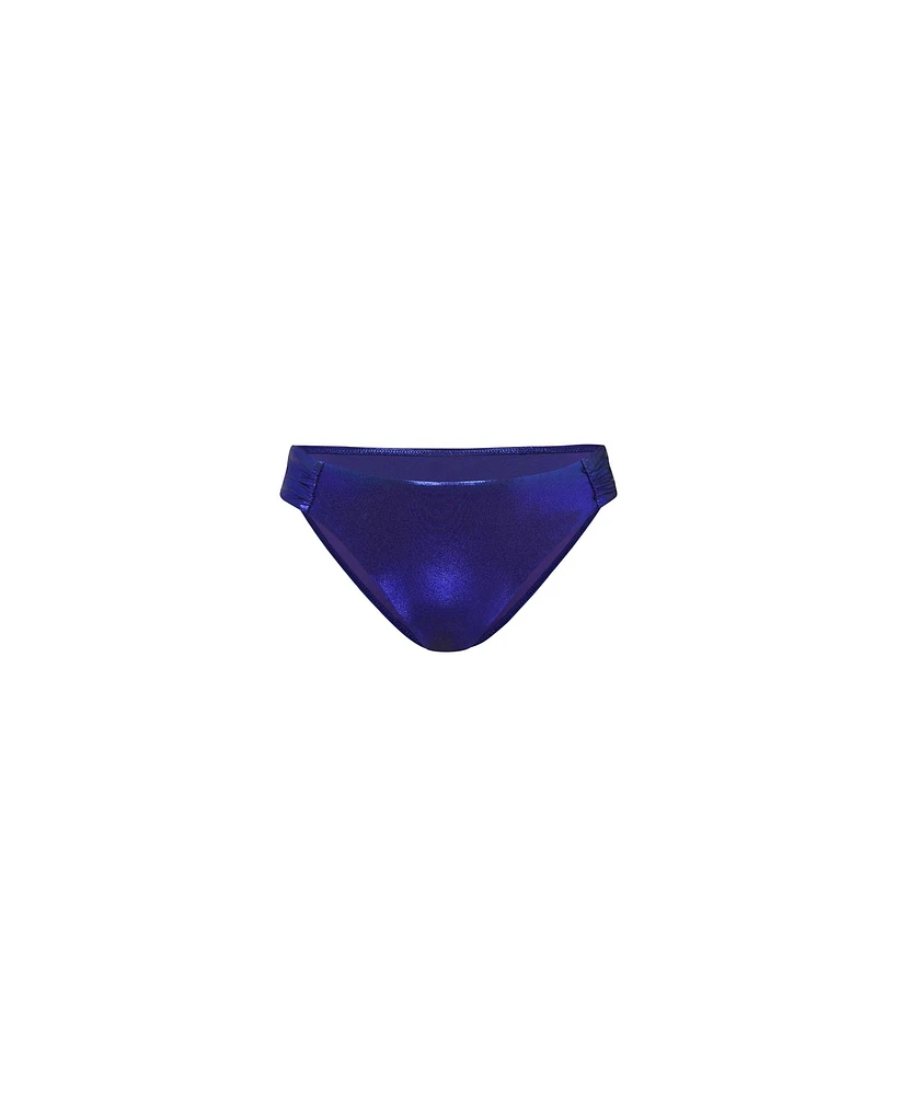 Sunshine 79 Women's Bottoms Swim Sea Sparkle Shirred Side Hipster