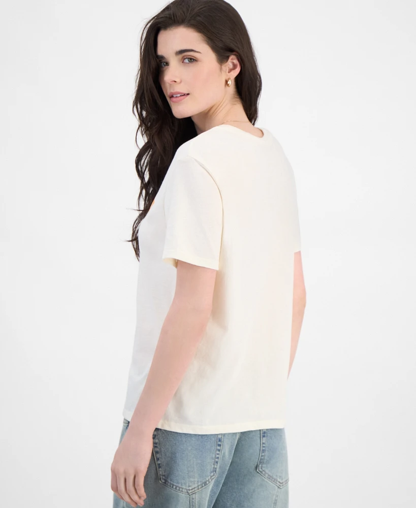 Love Tribe Juniors' Pochacco Graphic-Print Crewneck Tee